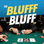 A poker player with a focused expression, strategizing their next move on how to bluff effectively in poker.