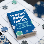 Poker table with cards and chips highlighting strategic gameplay