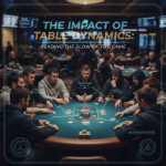 Poker players analyzing table dynamics and observing the flow of the game