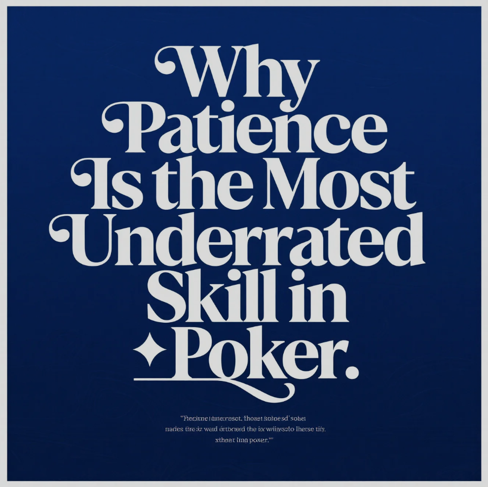 Poker player contemplating a hand at a table