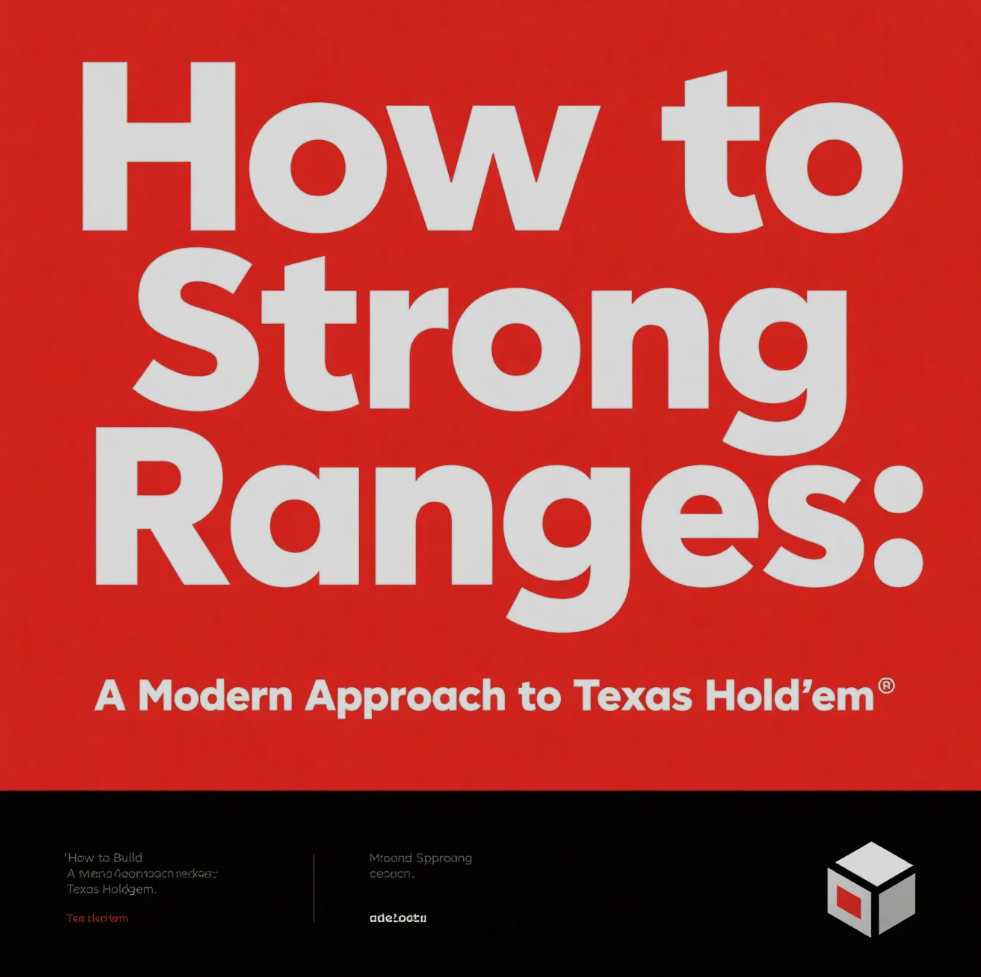 pemain poker menganalisis kartu dan strategi range Texas Hold’em