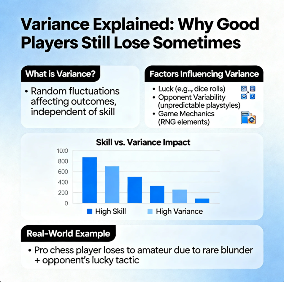 Variance Explained: Why Good Players Still Lose Sometimes